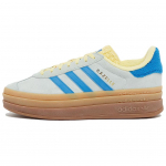 Adidas Gazelle Bold beveik mėlyni geltoni moteri&scaron;ki sportbačiai, ry&scaron;kiai mėlyni, beveik geltoni IE0430 36⅔