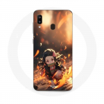 Coque Samsung Galaxy A20 Demon Slayer Nezuko 3D art anime Manga