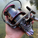 Spiningo ritė giliai metalinė ritė 12000 10000 9000 serijos žūklės ritė sūriame vandenyje, maksimali vilkimo galia 20-30 kg 12000 Series