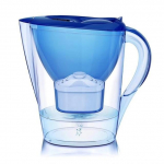 Vandens valytuvas buitinis aktyvuotos anglies filtras &scaron;altas virdulys virtuvės vandens valytuvas sveikų gėrimų aparatas 2.8L mėlyna