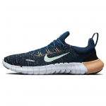 Nike Free Run 5.0 Next Nature Valerian Blue Orange Trance Moteri&scaron;ki sportbačiai Mint-Foam CZ1891-402 36