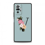 Flower Letters S telefono dėklas, skirtas Xiaomi Redmi Note 13 12 5G 9S 9 8 10 11 Pro 4G 9T 13C 12C 10C 9C 9A 7 Pro mink&scaron;tas silikoninis dangtelis Redmi Note 13 Pro 4G