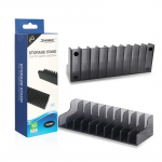 2 vnt Playstation4 PS4 PS5 žaidimų kompaktinių diskų diskai, ekrano stovas, laikiklio laikiklio priedai, skirti PS4 Slim Pro žaidimų disko dėžutei 17*6*4cm juoda