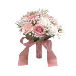 Nuotakos puok&scaron;tė lauke vestuvių pamergės puok&scaron;tė Dirbtinės rožių gėlės vestuvių ceremonijai