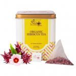 Indi&scaron;kas Chai ekologi&scaron;kos hibisko arbatos &ndash; 30 piramidės arbatos mai&scaron;elių
