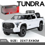 Didelis 1/24 Toyota Tundra SUV modelis Automobilis Lydinio Miniatiūrinis Metalinis Automobilis Visureigis Kolekcija Garsas &Scaron;viesa Vaikų Žaislas Vaikams balta