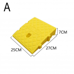 Automobilių ratų važiuojamosios dalies rampos Ne&scaron;iojamos padangos bordiūrų rampos Neslystančių slenksčio rampa, skirta automobilių priekabų sunkvežimių dviračiams automobilių priedai