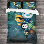 Anime Octonauts Pataliukai Berniukams Mergaitėms Viengulis Karalienės Dydžio Antklodės Užvalkalas Pagalvės Užvalkalas Lova Vaikams Suaugusiems Mada Namų Tekstilė US Full 200x230cm