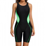 Charmleaks Athletic One Piece maudymosi kostiumėliai moterims Boyleg Swimwear Racerback maudymosi kostiumėliai 2XL