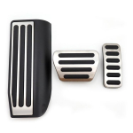 Automatinės AT kojos dujų stabdžio kojų atramos pedalų dangtelių komplektas, skirtas Land Rover Range Rover/Sport 2013-2021, Discovery 5 2017 2018 2019 2020 2021