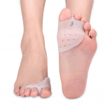 Pir&scaron;tų atskyriklis, silikoninis Hallux Valgus korektorius plaktuko antgaliui su priekiniu lokiu