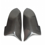 Carbon Fiber Look Black automobilio galinio vaizdo &scaron;oninio veidrodėlio dangteliai BMW 5 6 7 serijos F10 F11 F18 F07 F12 F13 F06 F01 F02 LCI