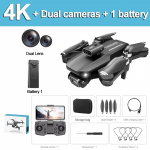 Naujas V162 Drone Profesionalus sulankstomas keturkopteris Aerofotografija HD kamera RC malūnsparnis FPV WIFI be&scaron;epetėlis kliūčių i&scaron;vengimo žaislas vaikams Dovana 4K 1 Battery