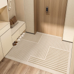 Minimalaus dizaino PVC vandeniui atsparus ir plaunamas vertikalus įėjimo kilimėlis įėjimo durims, namų fojė, kojų kilimėlis 100 * 120cm