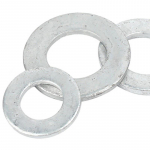 M8/M10/M12 Karboninio plieno kar&scaron;tai cinkuotos plok&scaron;čios ir apvalios poveržlės M8 x 16 x 1.2