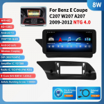 Ossuret Android 13 I&scaron;manioji automobilio radijo sistema Carplay 4G Mercedes Benz E-Class C207 W207 A207 NTG 4.0 4.5 5.0 2 Durų Autoradio Pagrindinis įrenginys 8W 8G 128G,AI