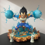 22cm Dragon Ball Z Super Saiyan YS Vegeta PVC Veiksmo Figūrėlė Anime Figūrėlė Modelis Žaislai Kolekcinė Lėlė Dovana