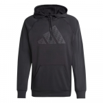 Adidas Game And Go Treniruočių Hoodis Patogus Madingas Paprastas Universalus Džemperis Vyri&scaron;ki Hoodžiai Juodas IN5559 M
