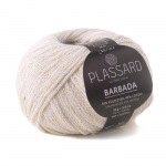 Fil crochet et tricot d'&eacute;t&eacute; paillet&eacute; : Barbada Blanc Optique 01 balta