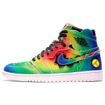 J. Balvin x Air Jordan 1 Retro OG High Colores Y Vibras Unisex Batai Daugiaspalviai Juodi Rožiniai-Putplasčio DC3481-900 38.5