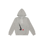 Nike x Comme des Gar&ccedil;ons PLAY Hoody Pilka Vyri&scaron;ki Vir&scaron;utiniai Drabužiai AE-T404-051-051 S