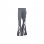 Adidas Originals Trefoil serijos siauro kirpimo platėjančios sportinės kelnės moterims Dugninė dalis Pilka IV9324 XXS