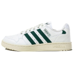 Adidas Originals Ny 90 Stripes Odiniai Laisvalaikio Neslystantys Lengvi Žemi Sportbačiai Vyri&scaron;ki Sportbačiai Balti Žali HQ4272 37⅓