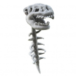 Dinozauro skeletas kostiumas Realisti&scaron;kas dinozauro kaukolės galvos apdangalas 3D pliu&scaron;inis stuburas Cosplay rekvizitai Helovino persirengimo aksesuaras