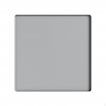 Mini Fridge Mat 50 Cmx50 Cmx1.5 cm under Washer Pan Practical Non Slip Multipurpose Freezer Floor Textured Gray
