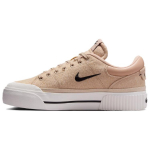Nike Court Legacy Lift moteri&scaron;ki sportbačiai &bdquo;Hemp Sail Sanddrift Black&ldquo; FZ2606-200 38.5 chaki