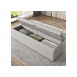 Apmu&scaron;alas - MUVOE - 141x41.5x47cm - Linas - &Scaron;viesiai pilkas - Eleganti&scaron;kas dizainas pilka