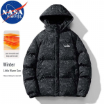 NASA MARVEL Men's Winter Hooded Puffer Jacket XL