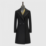 Tekroman Professional Padded Wool Coat for Women 4XL