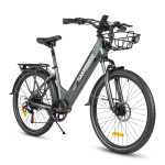 SAMEBIKE New model RS-A01 Pro-T 36V15AH Removable Battery Electric Bike 26-Inch Tire Commuting Electric Bicycle daily commute. 500W 36V 15AH pilka