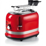 Grille-pain - Ariete - Moderna - 2 tranches - 815W - Rouge raudona