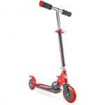 Trottinette - M MOLTO - Pliable Rouge - Hauteur 72-77 cm - Supporte 50 kg - 2 Roues raudona