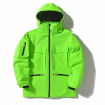 Unisex slidinėjimo striukė 24/25: Atsparus vėjui, atsparus vandeniui, &scaron;iltas, vienos lentos stilius lauko žiemos sportui. XL