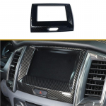 Anglies pluo&scaron;to centrinio valdymo navigacijos skydelio dekoratyvinis lipdukas Ford Ranger Everest Endeavour Carbon fiber