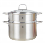 ZWILLING 24 cm nerūdijančio plieno gilus garų puodas, 2 dalių rinkinys