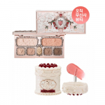 Flowerknows Strawberry Cupid kolekcijos makiažo paletė + Kūgio formos lūpų kremas 01 Honey cannel&eacute;/V01 vanity