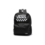 Vans Klasikinis Juodai Baltas Logotipo Spaudinys Poliesterio Kuprinė Unisex Kuprinės VN0A49ZJ56M Black
