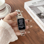 Nerūdijančio plieno dirželis Samsung Galaxy Fit 3 i&scaron;maniajam laikrodžiui Metalinė grandinėlė Apyrankė Fit3 laikrodžio dirželio priedai For Galaxy WatchFit3 sidabras