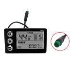 Elektrinio dviračio priedai 24V 36V 48V LCD ekranas Variklio valdiklis Atsparus vandeniui 1