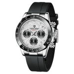 Pagani Design SEIKO Kvarcinis Daytona su Keramikiniu Eleganti&scaron;kas Nerūdijančio Plieno Safyro PAGANI DESIGN Vyri&scaron;kas Laikrodis, Japonijoje Pagamintas Mechanizmas, Chronografas, Dėklas,