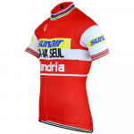 Vasarinis kvėpuojantis dviračių kostiumas 2026 Flandrija Raudonas Dviračio Važiavimas Vyri&scaron;kas Retro MTB Mar&scaron;kinėliai Trumpomis Rankovėmis Dviratis Enduro Retro Džersis Kostiumas Tripel &Scaron;ortai su Petne&scaron;ėlėmis M