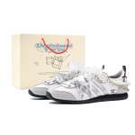 Adidas VS JOG 2.0 Ballet Era Low top German Army Trainers Unisex Silver White JR4653(Team292-) 38⅔ white
