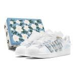 Adidas Originals Superstar 2 Romanti&scaron;ka dovana Žemi Laisvalaikio Riedlenčių Batai Unisex Mėlyni Balti IH8659(TeamS2-S-BOX) 37⅓