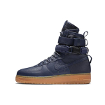 Nike Sf Air Force 1 High Tamsiai mėlyni su guminiu padu 864024-400 42 mėlyna