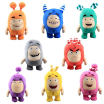 8 vnt./partija Oddbods animacinių filmukų pliu&scaron;iniai žaislai kim&scaron;ti vaikų žaislų kolekcija vaiki&scaron;ka lėlė Kalėdų gimtadienio dovana namų dekoravimas 18 cm-24 cm 18cm-24cm blue