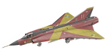 Hasegawa J35J Draken Ace Combat Espada Eskadronės Plastikinis Modelis 1/72 beige